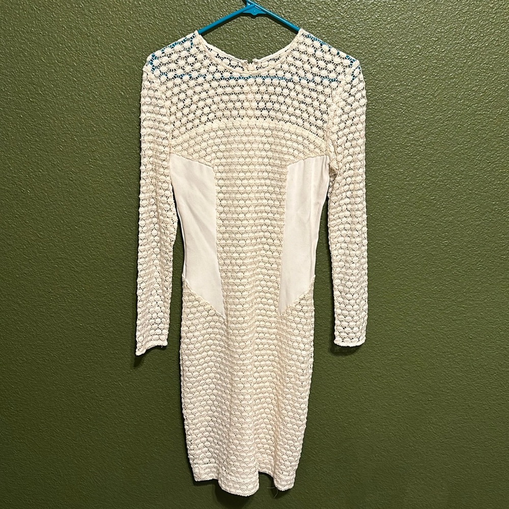 White long sleeve dress